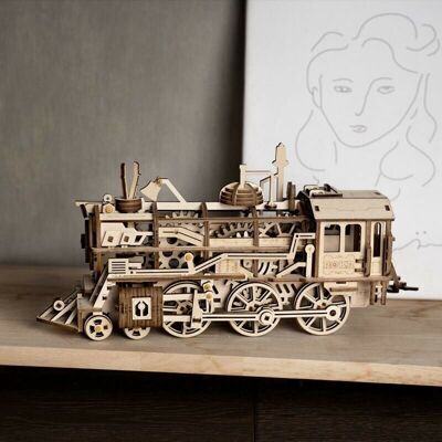 Train Model Building Kits 3D Wooden Puzzle