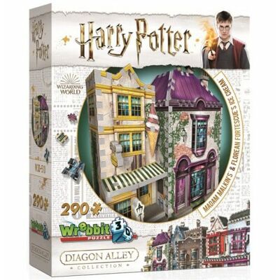 3D Harry Potter Puzzle - Diagon Alley: Madam Malkins & Florean Fortescues