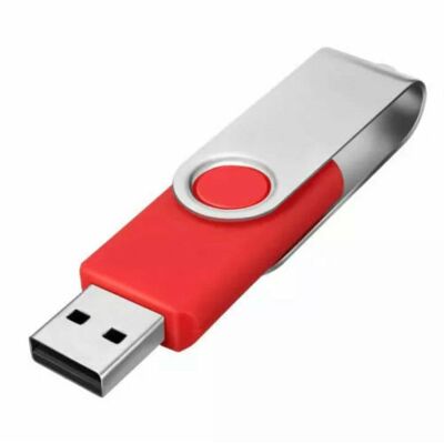 32GB Swivel USB Memory Stick from STC - Red