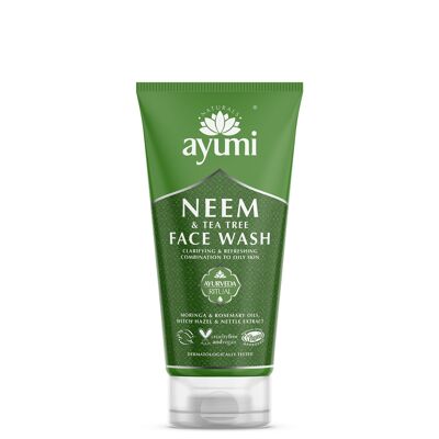 Jabón facial Ayumi Neem y árbol de té 150 ml
