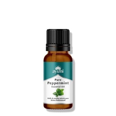 Aceite esencial de menta pura Ayumi 15 ml (grado alimentario)