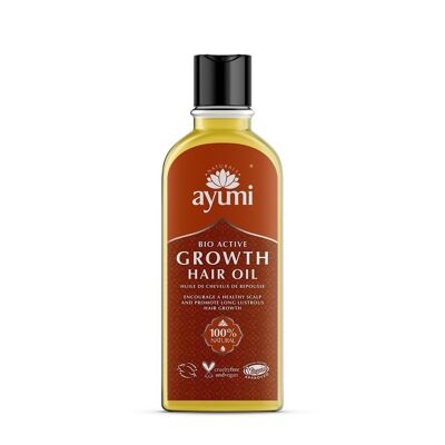 Olio per capelli Ayumi Bio per la crescita attiva 150 ml