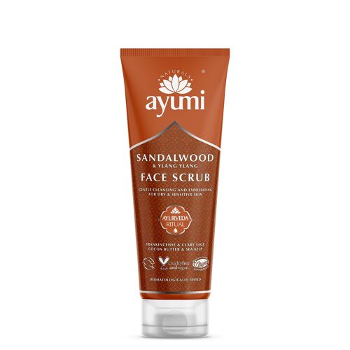 Ayumi Sandalwood & Ylang Ylang Face Scrub 125ml