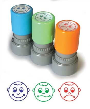 Pack de tampons automatiques, Pictos Stamps Smiley 1