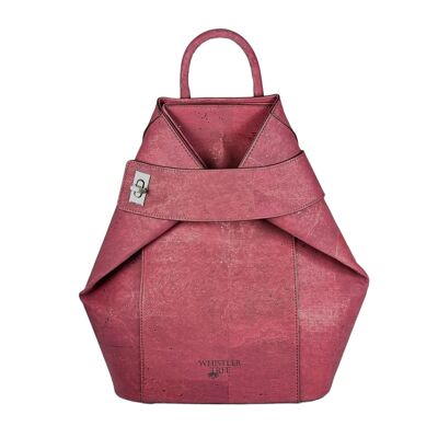 Silves - Raspberry Folded Backpack