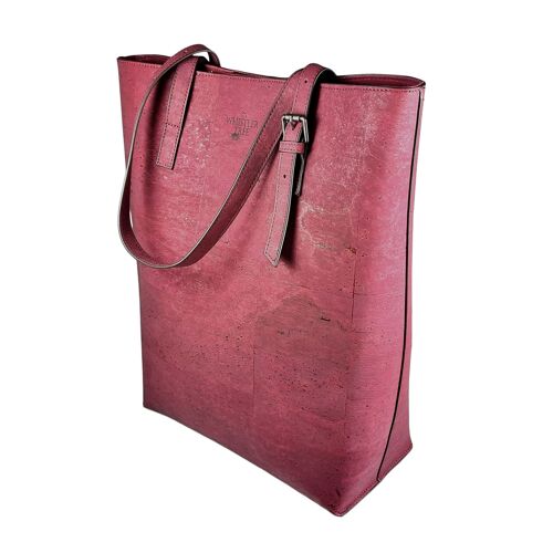 Amadora - Raspberry Stuctured Tote Bag