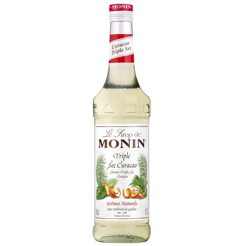 Sirop Saveur Curaçao Triple Sec MONIN pour cocktails - Arômes naturels - 70cl