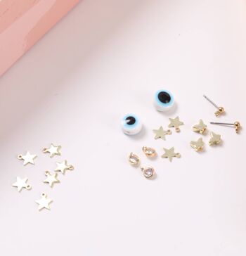 KIT BIJOUX DIY PASTEL VIBES MULTICOLORE 3