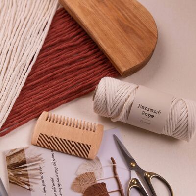 KIT MACRAME DIY MODELL 2 HALBKREISE