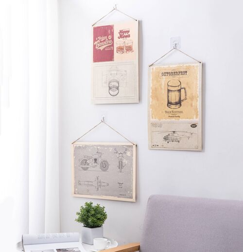 KIT POSTERS DIY MODELO VINTAGE