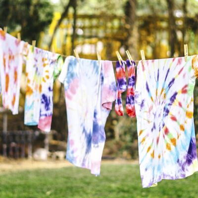 KIT TIE DYE PER PITTURA ABBIGLIAMENTO 6 COLORI