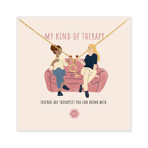 MY KIND OF THERAPY Necklace Gold