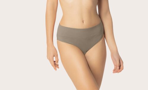 ESSENTIELS Culotte Haute - Taupe