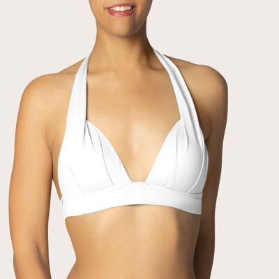 ESSENTIELS Padded Triangle Top - White