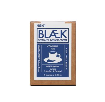 BLÆK Instant Coffee NØ.1 - Boîte à emporter - Colombie 2