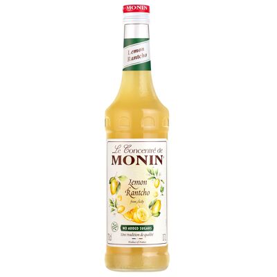 Rantcho Limón MONIN concentrado para cócteles o limonadas - Sabores naturales - 70cl