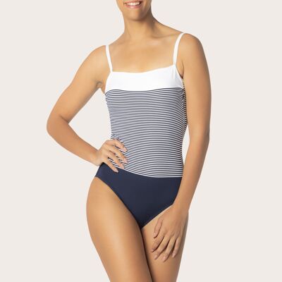 LEZAKA - Bailarina One Piece Concha Fija - Navy Lezaka