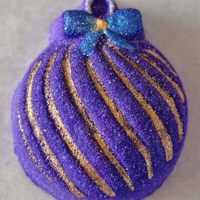 Christmas Bauble (Lines) Bath Bomb Mould