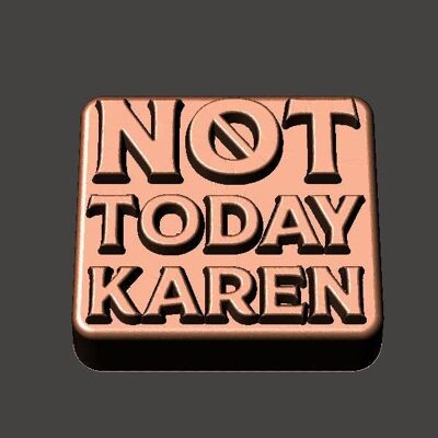 Not Today Karen Bath Bomb Mould