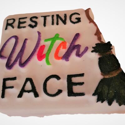 Resting Witch Face Bath Bomb Mould