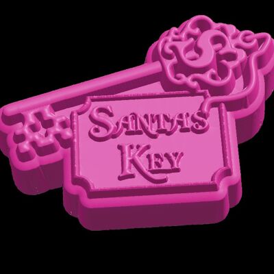 Santas key Bath Bomb Mould