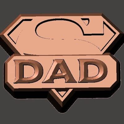 Superdad Bath Bomb Mould