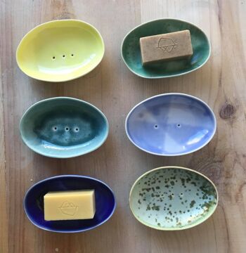 6 colors soap dish available 3
