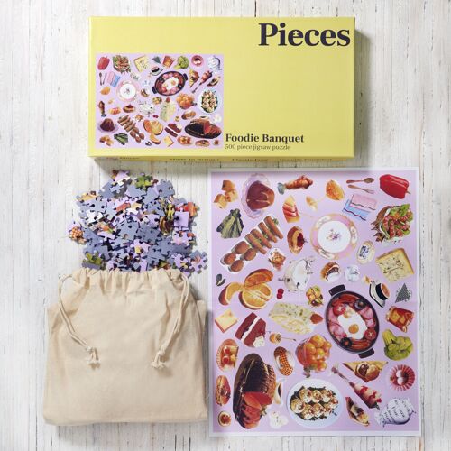 Foodie Banquet Jigsaw Puzzle 500 Pieces