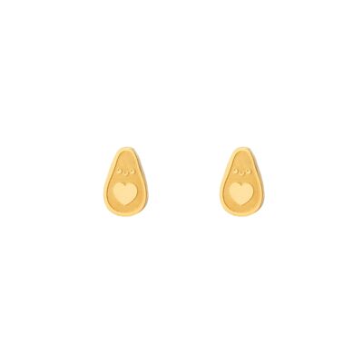 AVOCADO Stud Earrings Gold