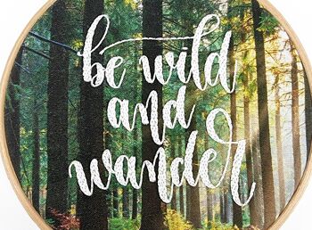 Be Wild and Wander Kit de broderie, kit de couture bricolage 2