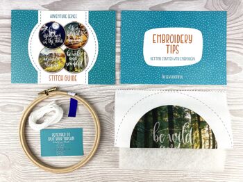 Be Wild and Wander Kit de broderie, kit de couture bricolage 3