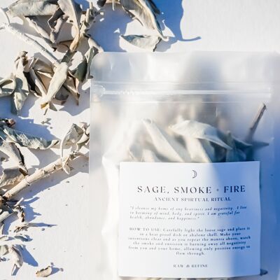 Sage, Smoke + Fire - White Sage Cleansing Pack