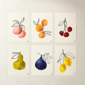 Affiche A4 Fruit - Cerise 4