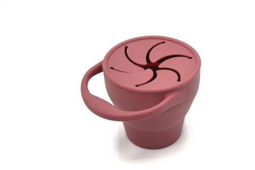 Silicone Snack Cup Wild Rose