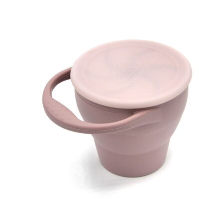 Silicone Snack Cup Dusty Pink