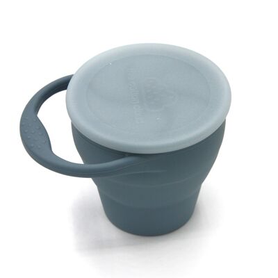 Silicone Snack Cup Smokey Blue