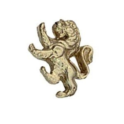 9ct 11x11mm Rampant Lion Tietack