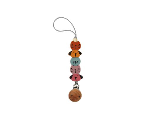 Zoo Silicone Pacifier Holder IV