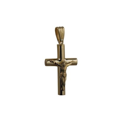 9ct 32x18x4mm handmade Memorial Crucifix Cross