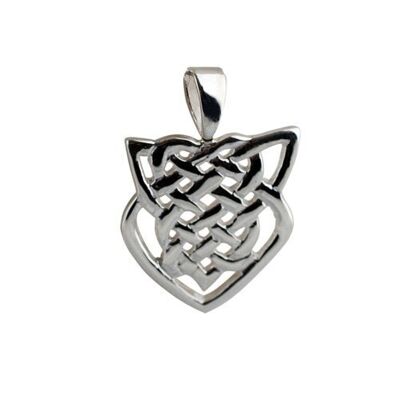 Silver 20x19mm Celtic knot design Pendant