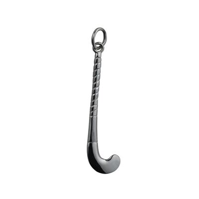 Silver 33x10mm Hockey Stick Pendant or Charm