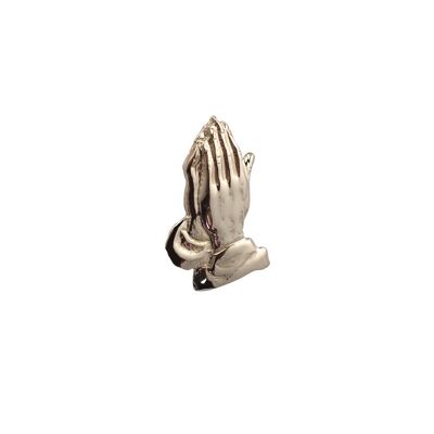 9ct 19x11mm Praying hands Pendant