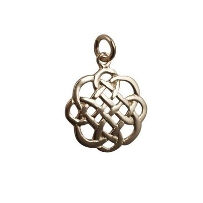 9ct 20x21mm celtic knot design Pendant