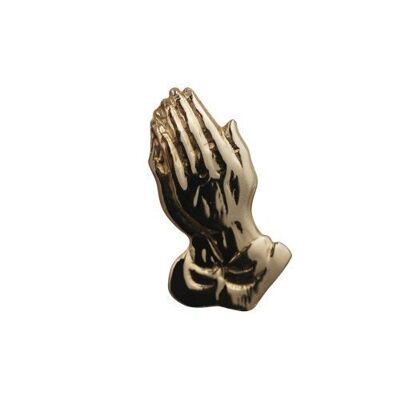 9ct 25x13mm Praying hands Pendant