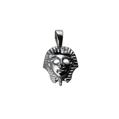 Silver 17x16mm Egyptian Mask Pendant