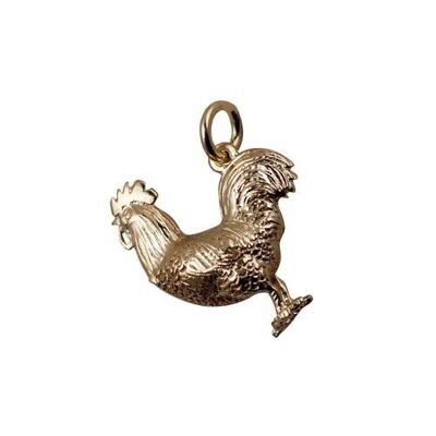 9ct 24x21mm Cockerel Charm or Pendant