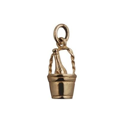 9ct 28x10mm Champaign bucket Charm