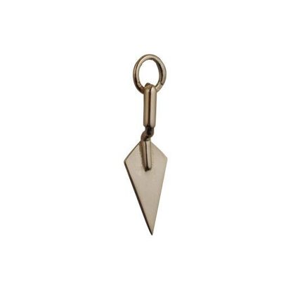 9ct 23x6mm builders trowel charm