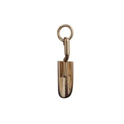 9ct 21x6mm gardeners trowel charm