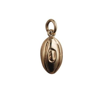 9ct 17x10mm rugby ball Charm